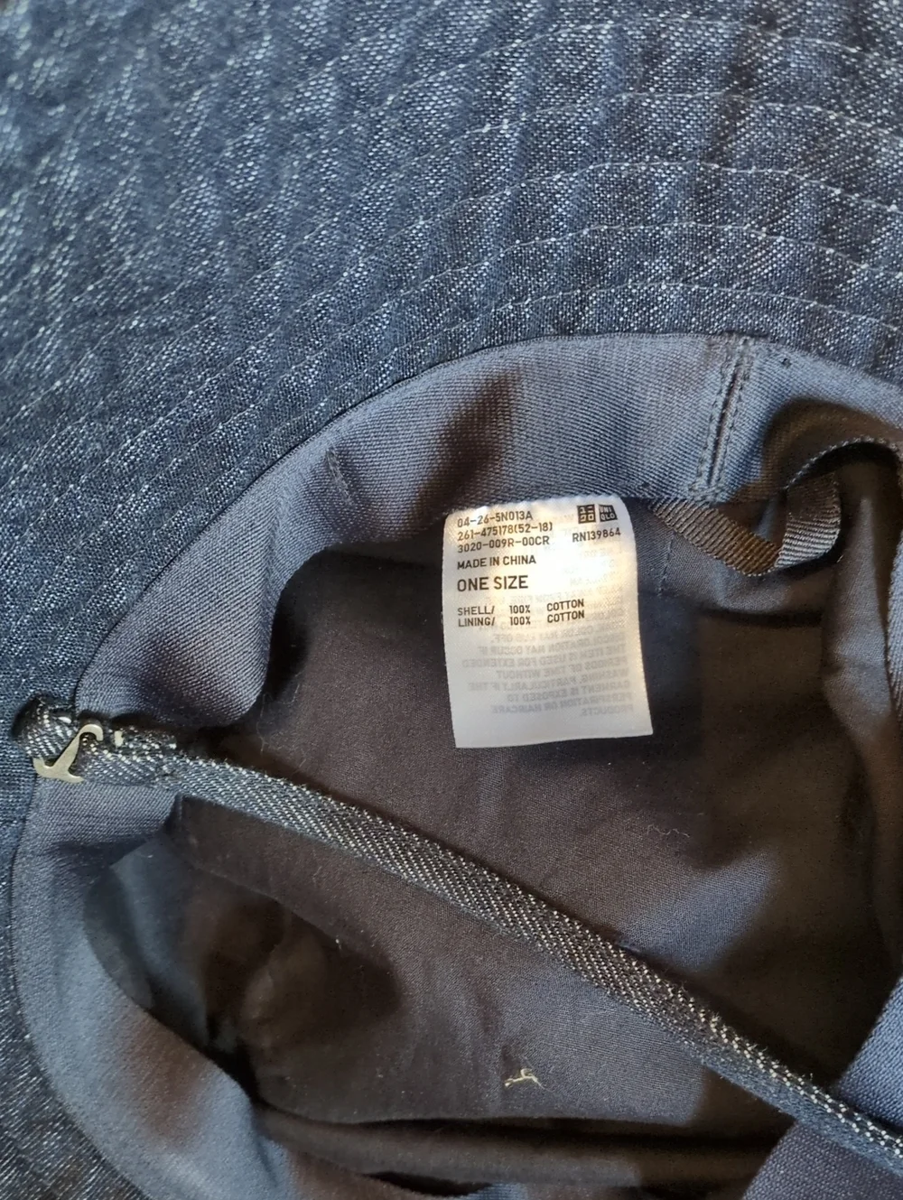 Uniqlo Sun Hat Denim Color